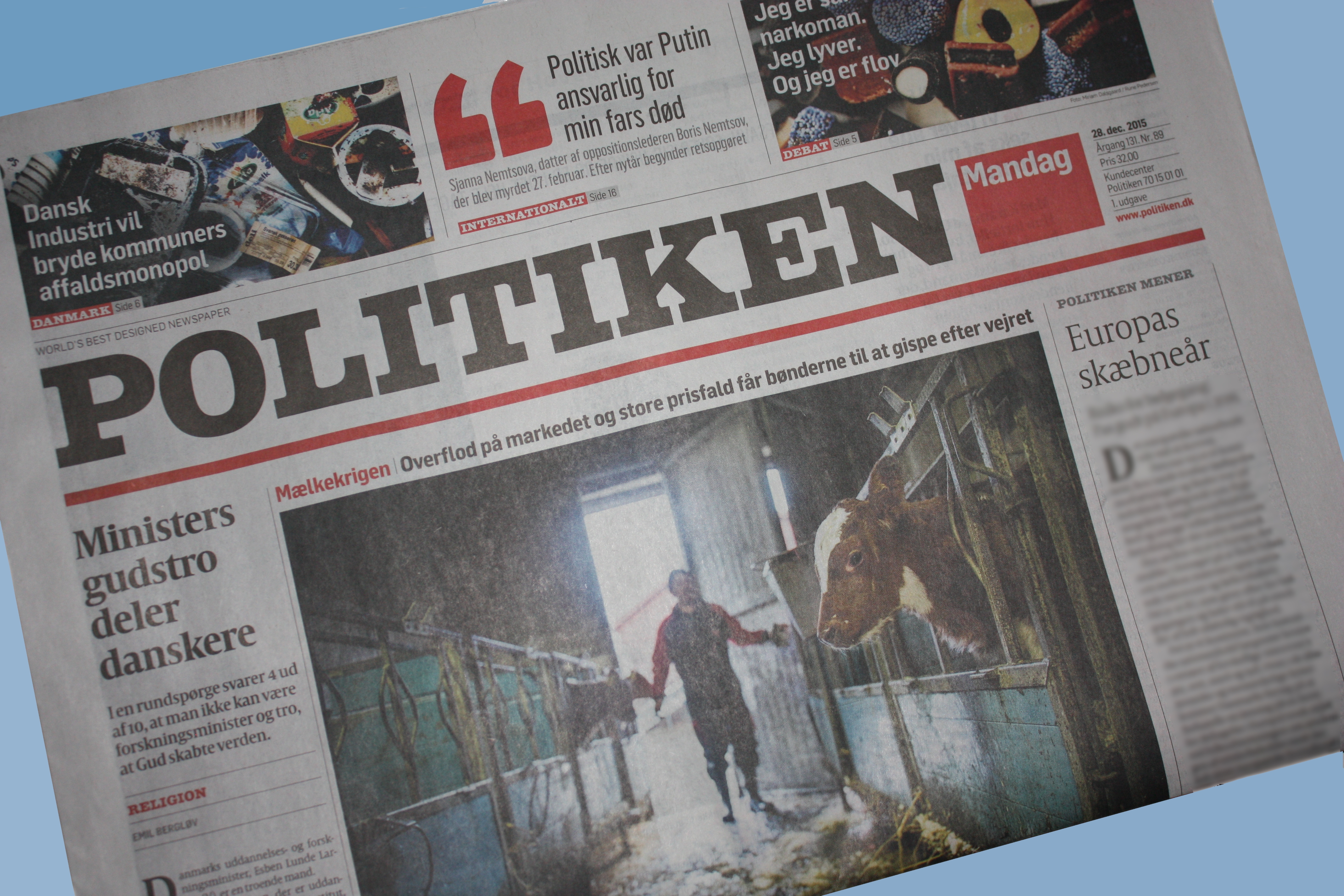 Praesentation I Politiken W2minus